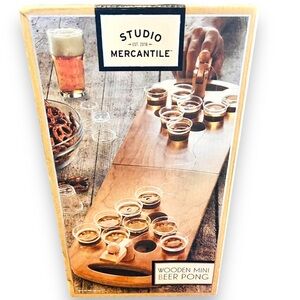 Studio Mercantile Mini Beer Pong Adult Game